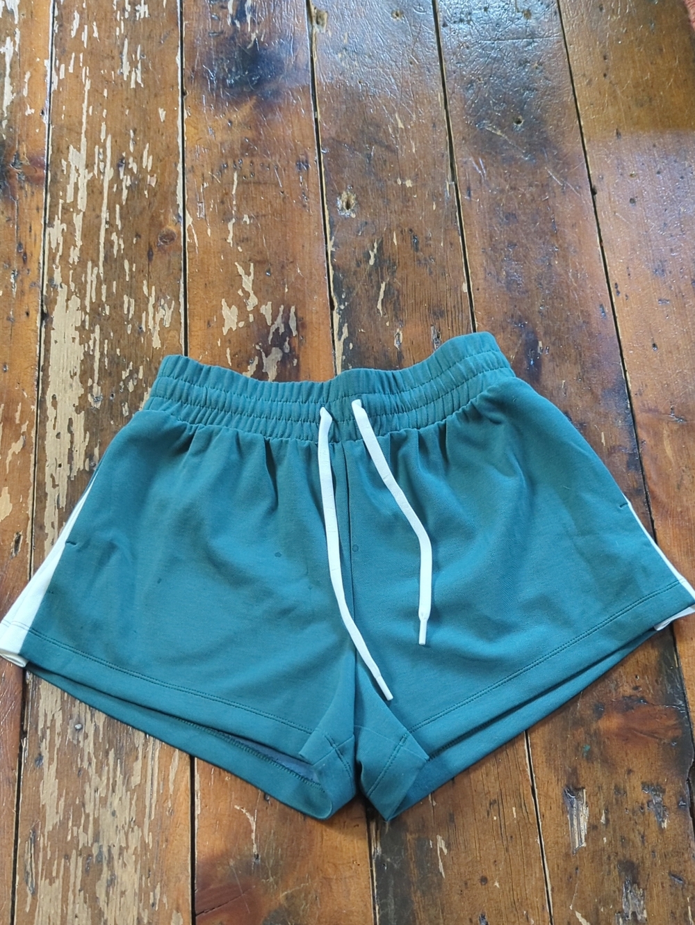 all in motion Teal Athletic Shorts with White Drawstring